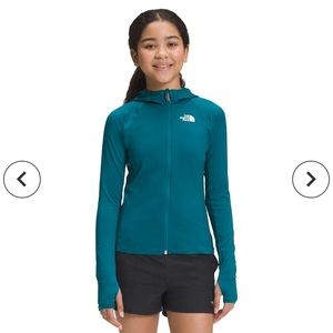 NWT The North Face Amphibious Full-Zip Sun Hoodie in Blue Coral